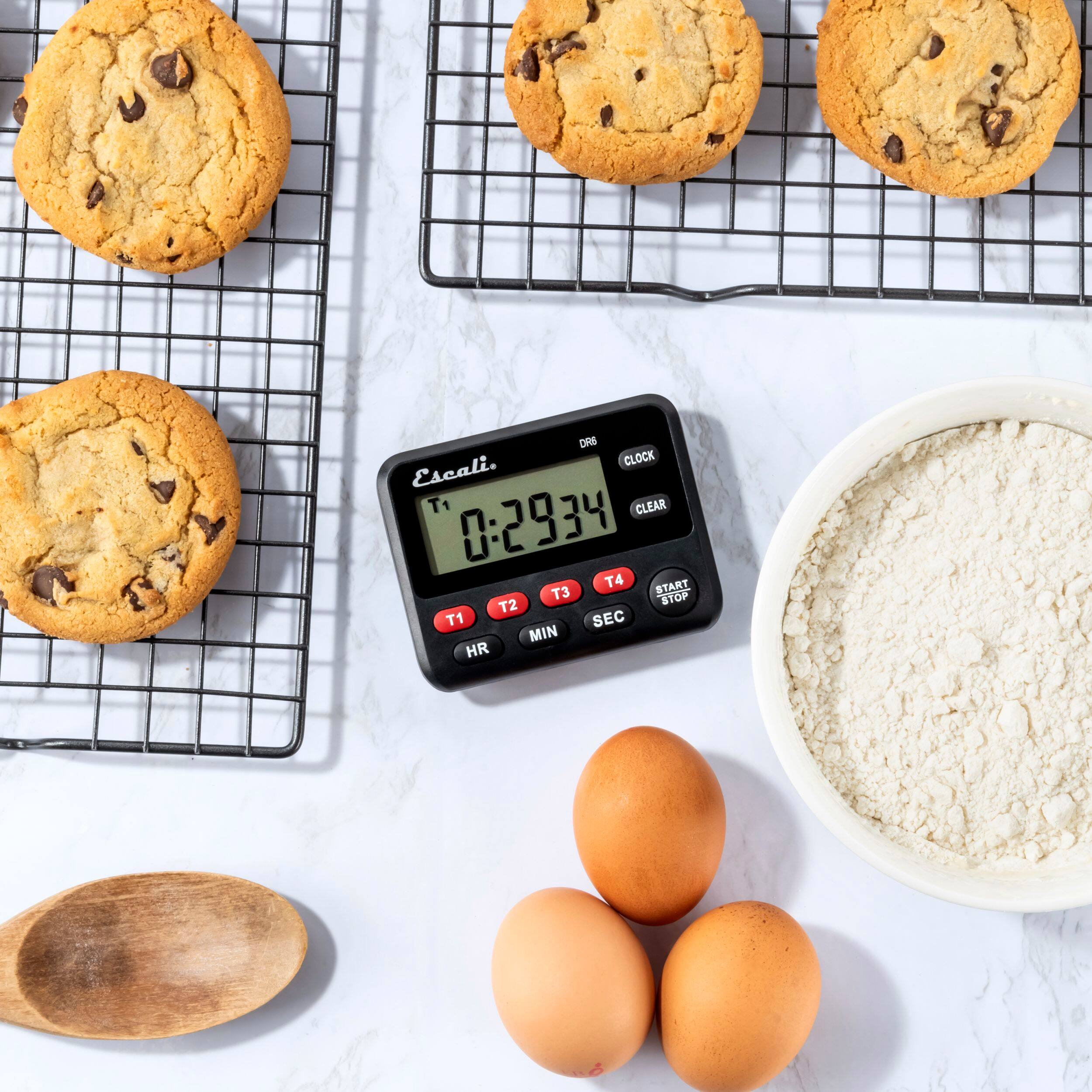 DRS CLOCK Escali. T1 CLEAR 0:2934 T4 START T3 STOP T2 MIN SEC HR