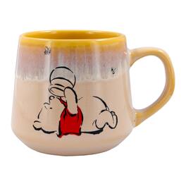 Silver Buffalo - Disney Winnie The Pooh "Sweet Like Hunny" Tapered Pottery Mug | Holds 18 Ounces - Multi-Colored