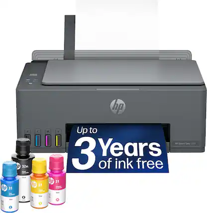 HP Smart Tank 5001
Up to 3 Years of ink free