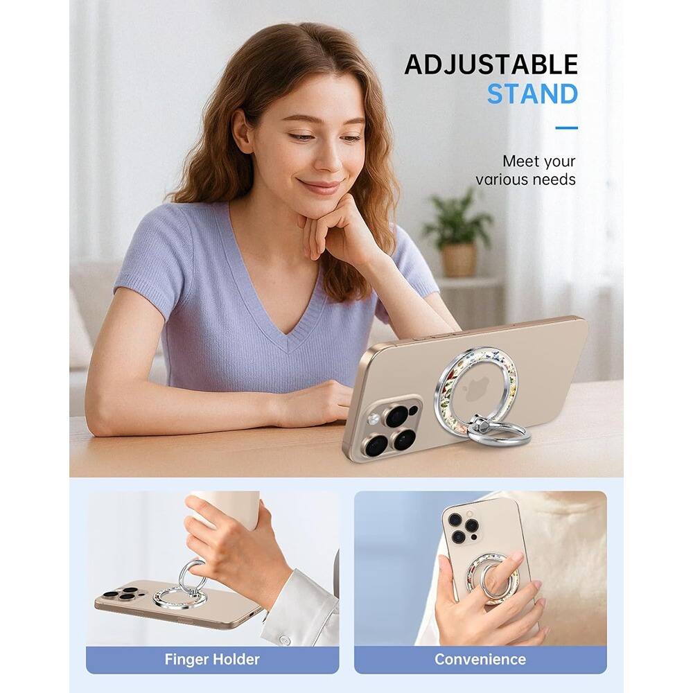 ADJUSTABLE STAND  
Meet your various needs  

Finger Holder  
Convenience