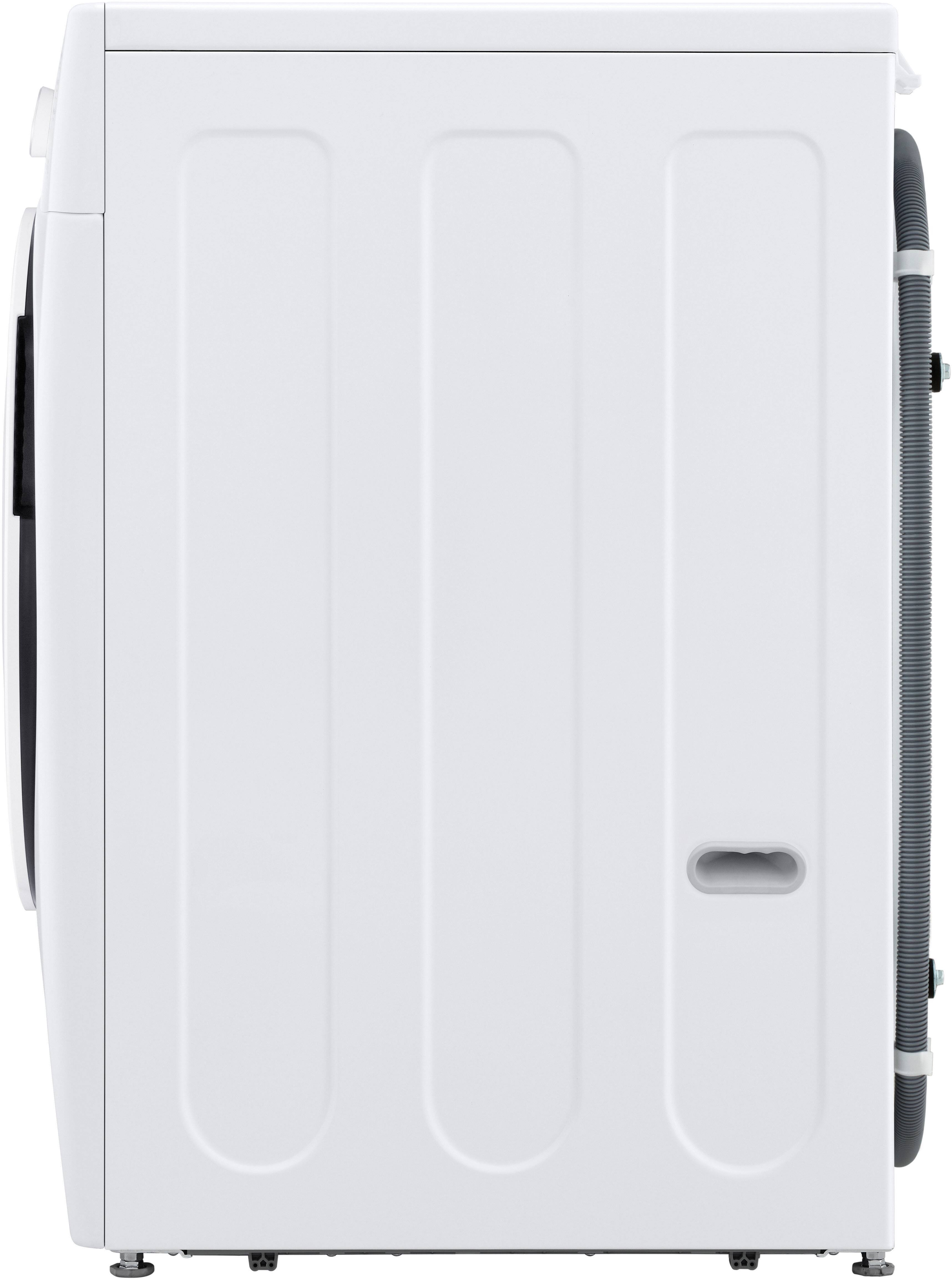 Alt View 13. LG - 4.5 Cu. Ft. High-Efficiency Stackable Smart Front Load Washer with AI Wash and ColdWash Technology - White.