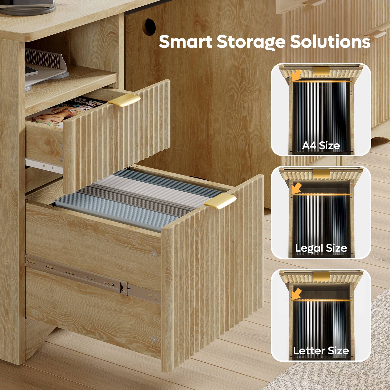Smart Storage Solutions  
A4 Size  
Legal Size  
Letter Size