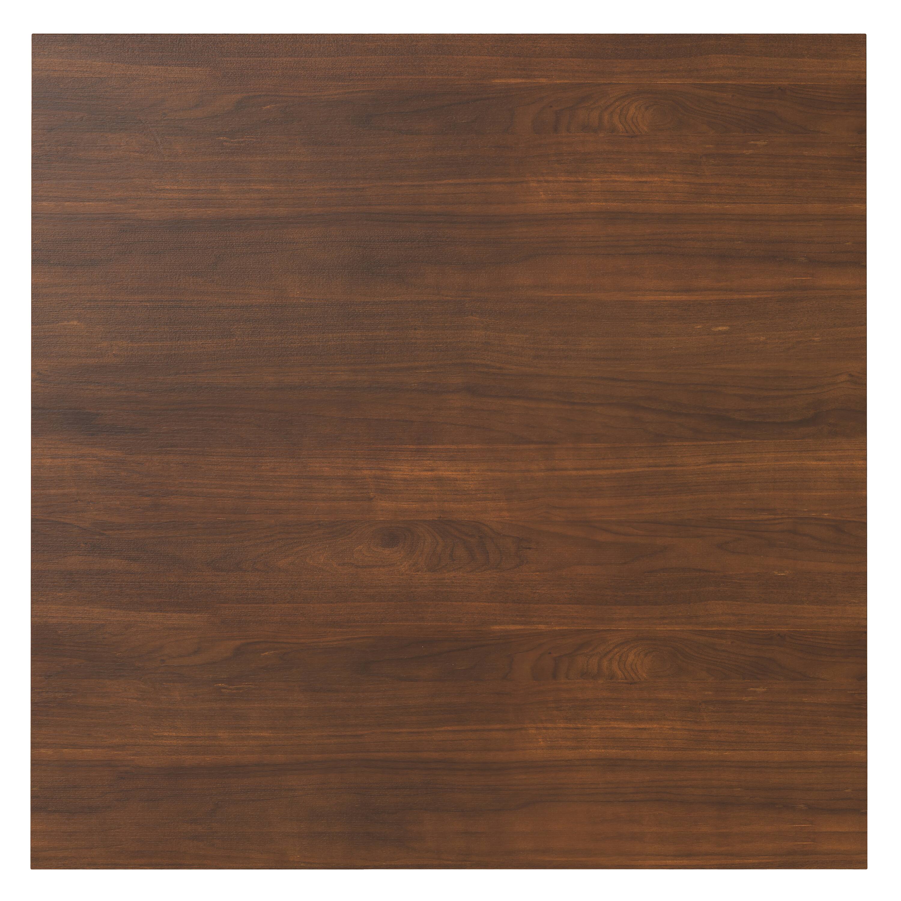 Back. Simpli Home - Lowry 54 inch x 54 inch Square Modern Industrial Square Dining Table in Walnut Veneer - Walnut Veneer.