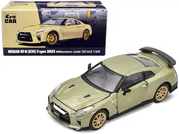 Era CAR
NISSAN GT-R (R35) T-spec 2022 Millennium Jade (SCALE 1:64)
Handbuilt by
Hiroshi Kobayashi
