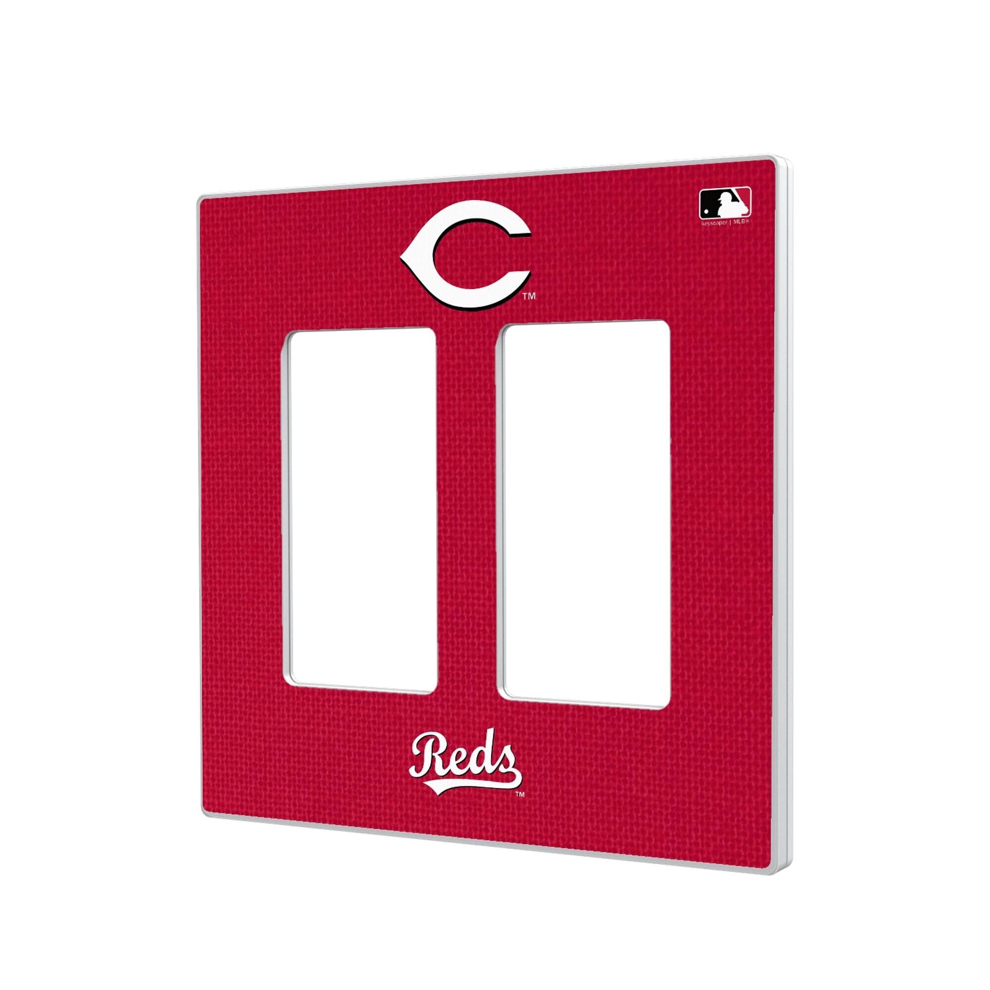 Keyscaper - Cincinnati Reds Solid Double Rocker Light Switch Plate - Multicolor price history on PriceWatchPro