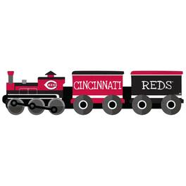 Fan Creations - Cincinnati Reds 6'' x 24'' Train Cutout Sign - Multicolor