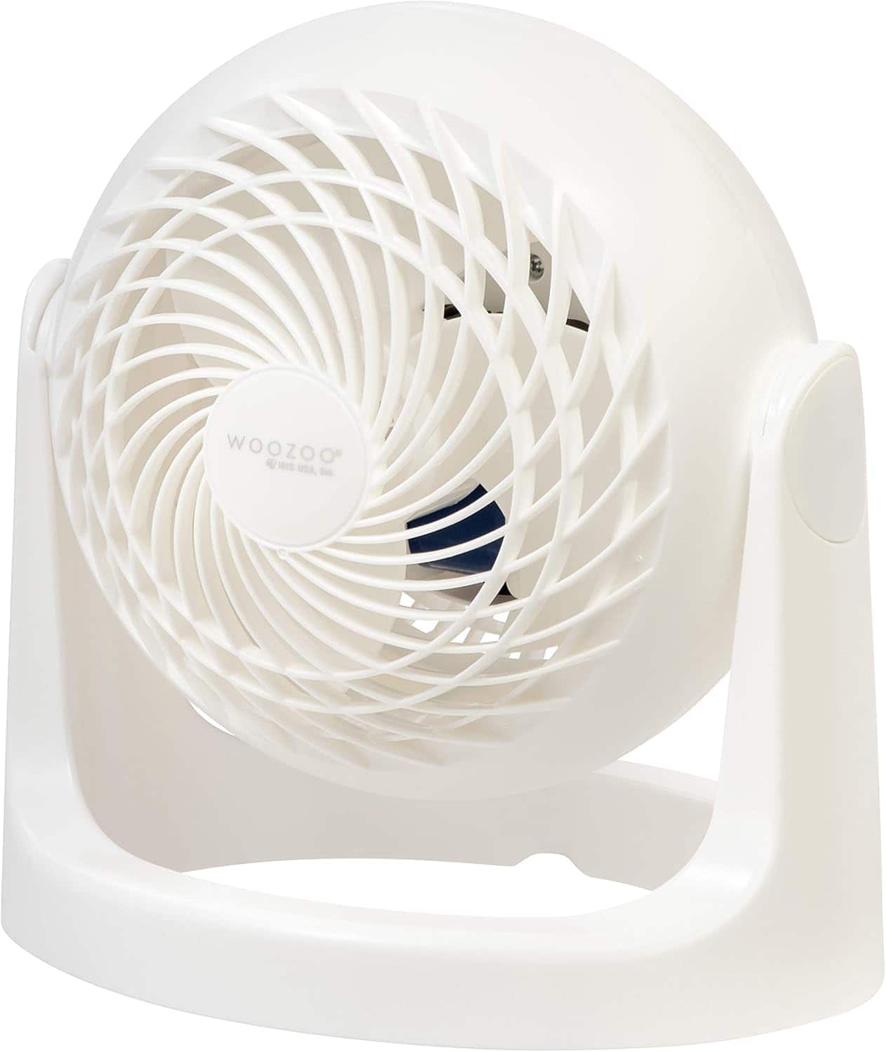 Front. IRIS USA - IRIS USA WOOZOO Fan, Small Oscillating Desk Fan, Table Air Circulator.