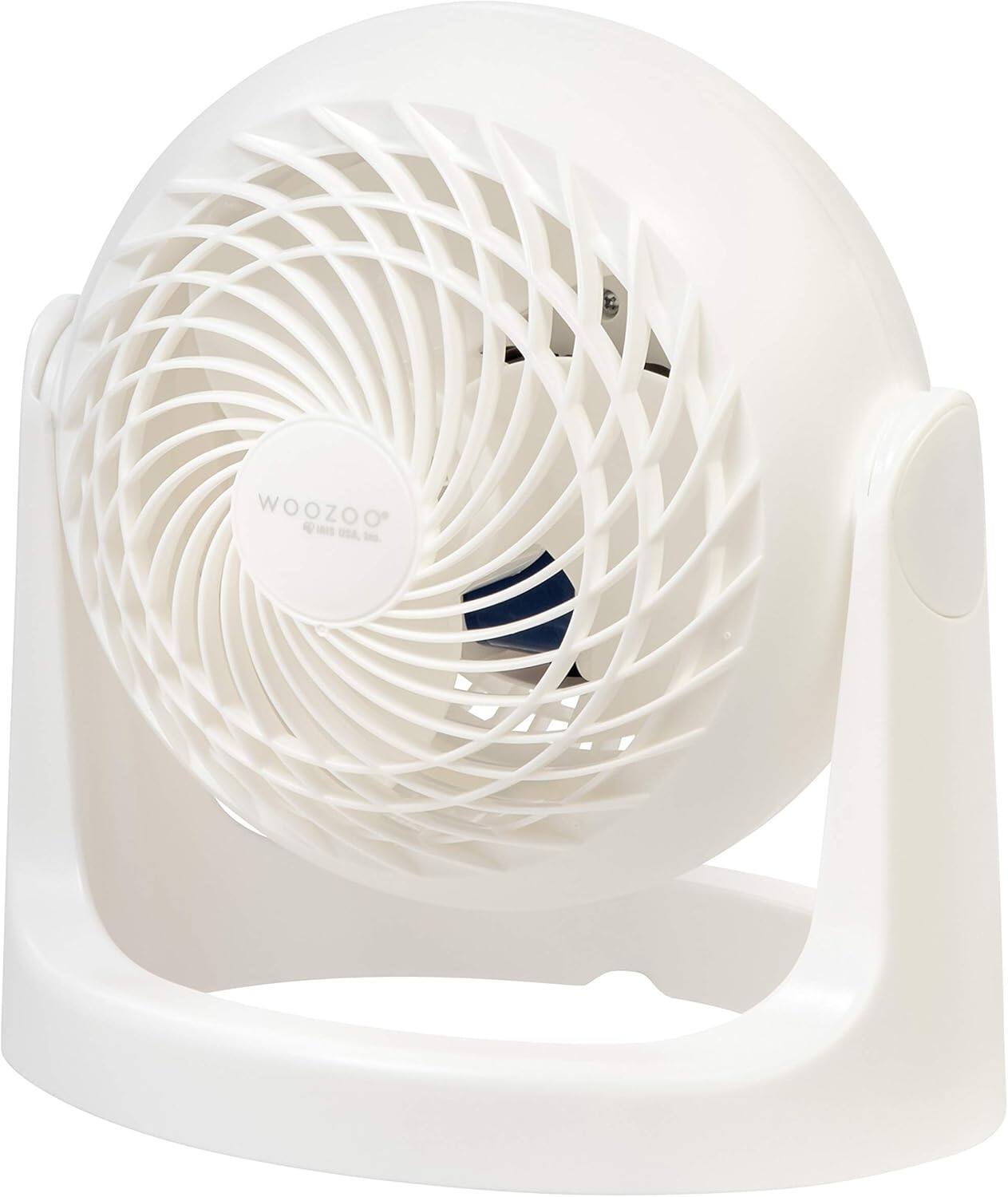 IRIS USA WOOZOO Fan, Small Oscillating Desk Fan, Table Air Circulator ...