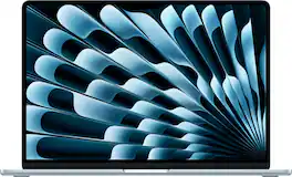 15-inch MacBook Air - Apple M5 chip with 10-core CPU and 10-core GPU - 24GB Memory - 1TB SSD - Sky Blue