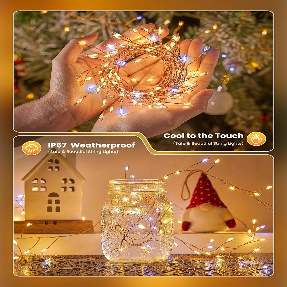 IP67 Weatherproof (Safe & Beautiful String Lights)  
Cool to the Touch (Safe & Beautiful String Lights)
