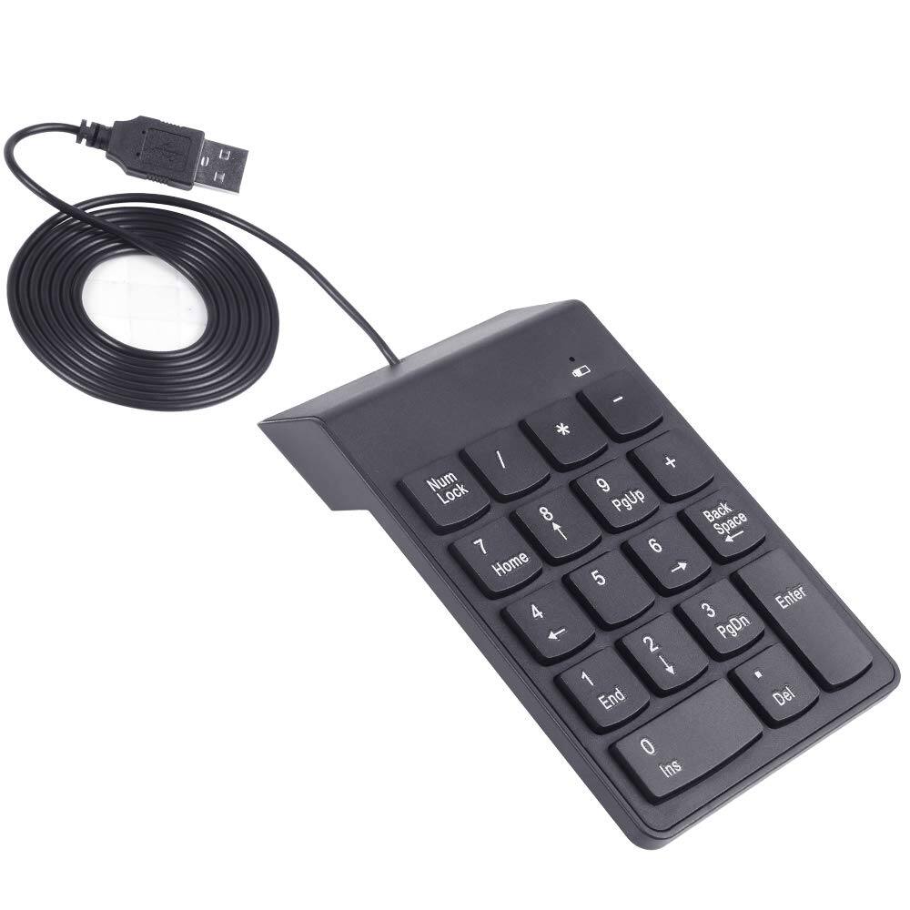 Pacoar Cade - Numeric Keypad Usb 18 Key Number For Laptop/notebook Pc Computer Convenient, plug and play equipment, easy to - Default