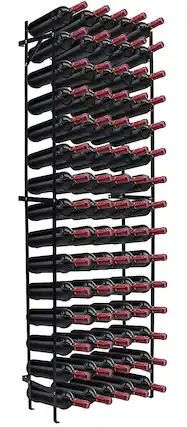 Front. Sorbus - Sorbus Wine Rack Freestanding Floor - Wine Bottle Holder Holds 75 Bottles of Wine - 75 Bottle Capacity Wine Storage - Black.