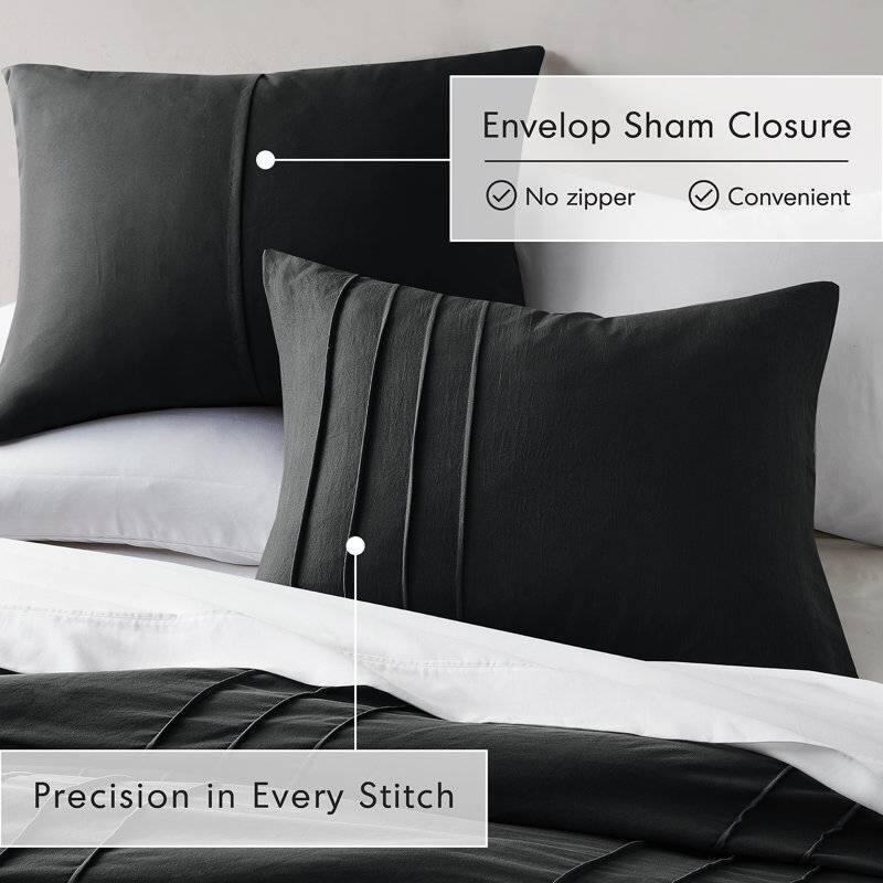 Envelop Sham Closure  
- No zipper  
- Convenient  

Precision in Every Stitch