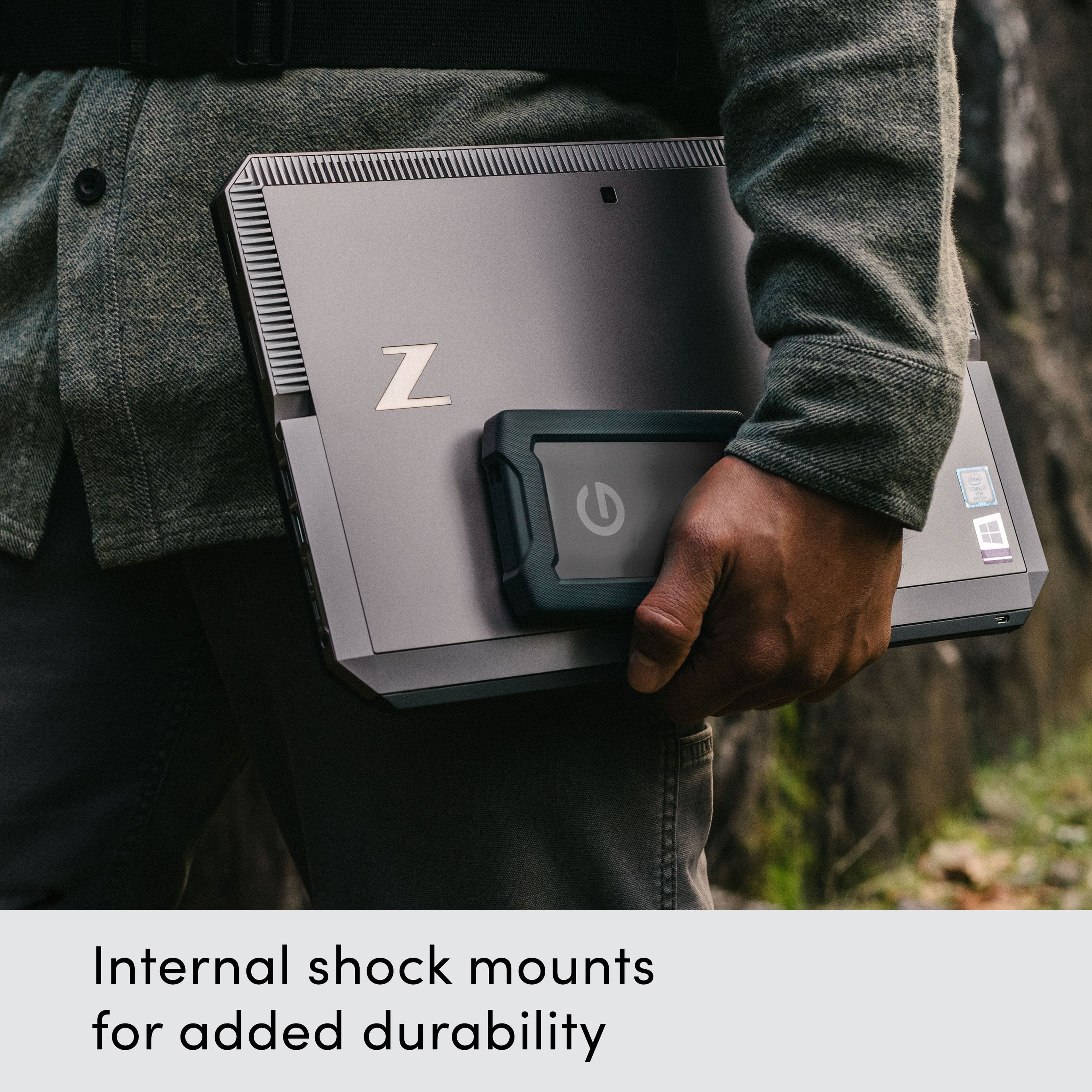 Internal shock mounts for added durability.