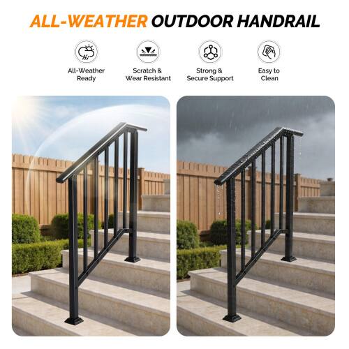 ALL-WEATHER OUTDOOR HANDRAIL

All-Weather Ready
Scratch & Wear Resistant
Strong & Secure Support
Easy to Clean