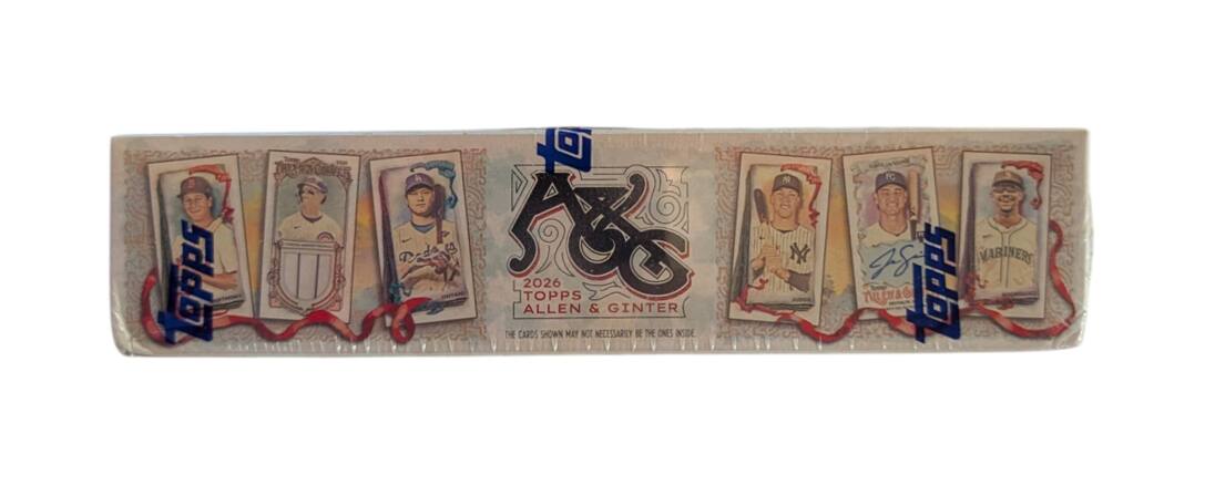 LOPPS  
A MBC TOPPS 2026 ALLEN & GINTER  
THE CARDS SHOWN MAY NOT NECESSARILY BE THE ONES INSIDE.  
JUDGE  
JS MARINERS