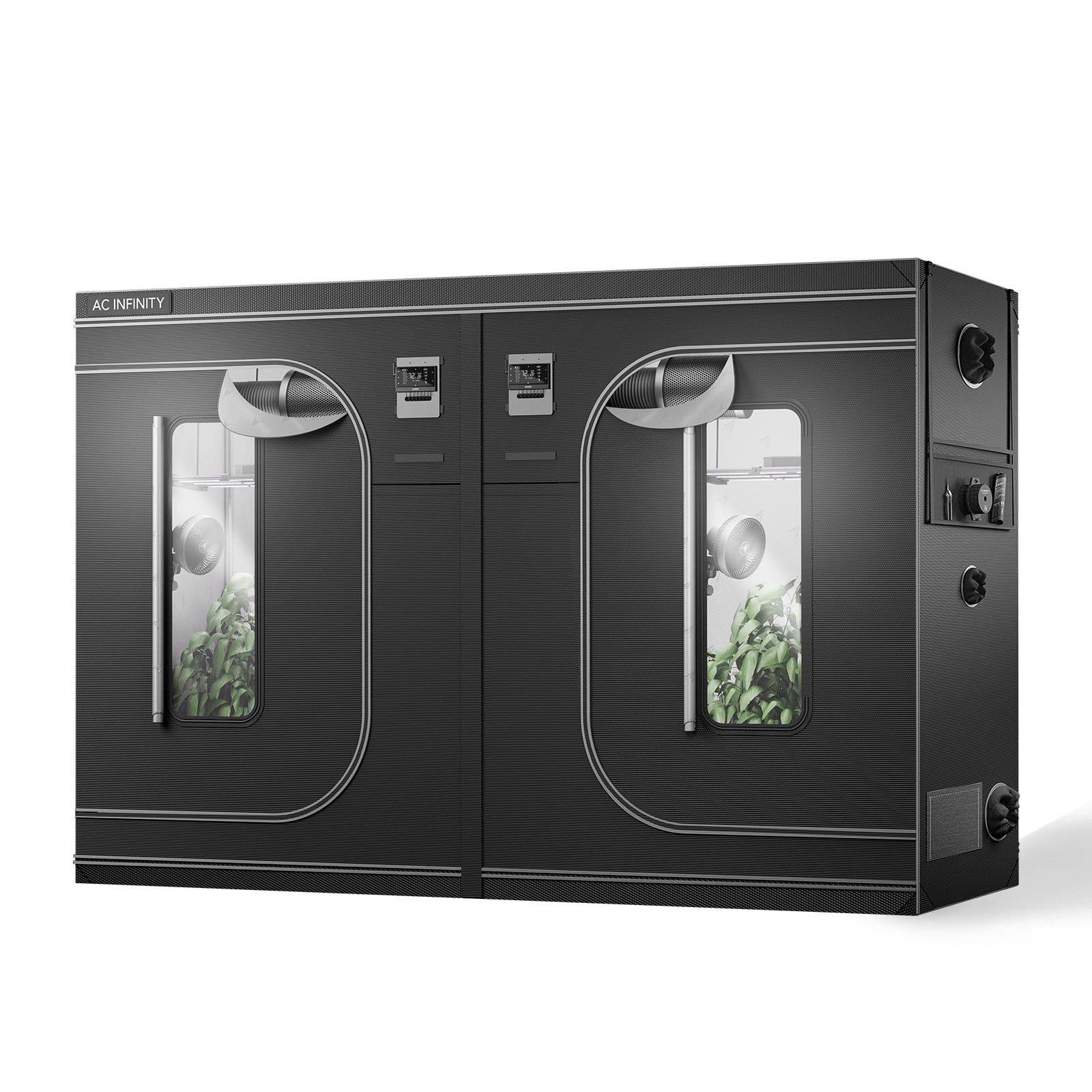 AC Infinity - CLOUDLAB 816, Advance Grow Tent 10x5, Thickest Poles and Canvas 120" x 60" x 80"