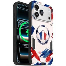 OtterBox - France Soccer Phone Case - Commuter Magsafe Series - Multicolored