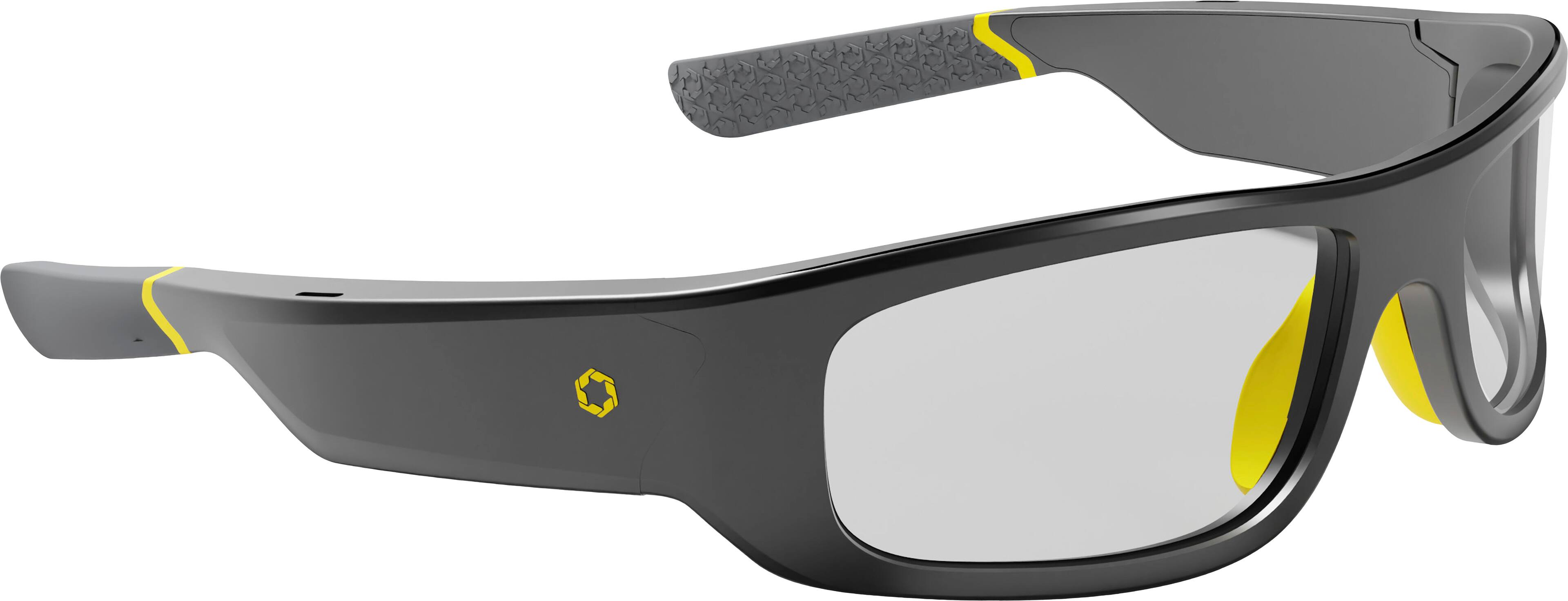 Angle. Lucyd - Armor Slim Photochromic Smart Glasses Powered by Lucyd - Black.