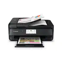 Canon - PIXMA TS9520a Wireless All-In-One Inkjet Printer - Black - Front_Zoom