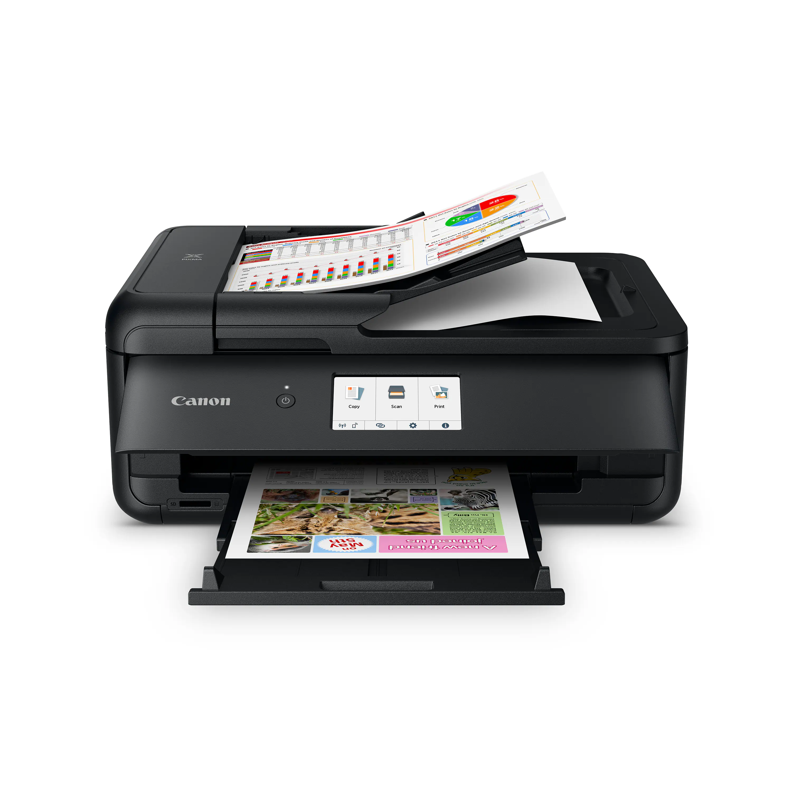 Canon - PIXMA TS9520a Wireless All-In-One Inkjet Printer - Black