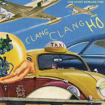 CUB SCOUT BOWLING PINS
PN 428
CLANG CLANG HO
TAXI
RATES
25¢ 1/4
5¢ 5