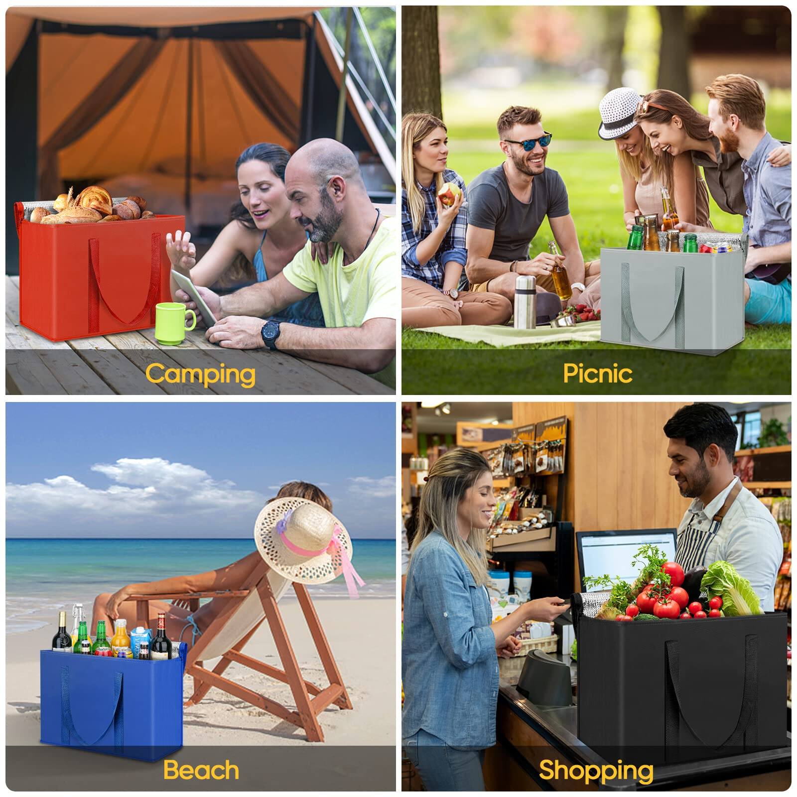 Camping  
Picnic  
Beach  
Shopping