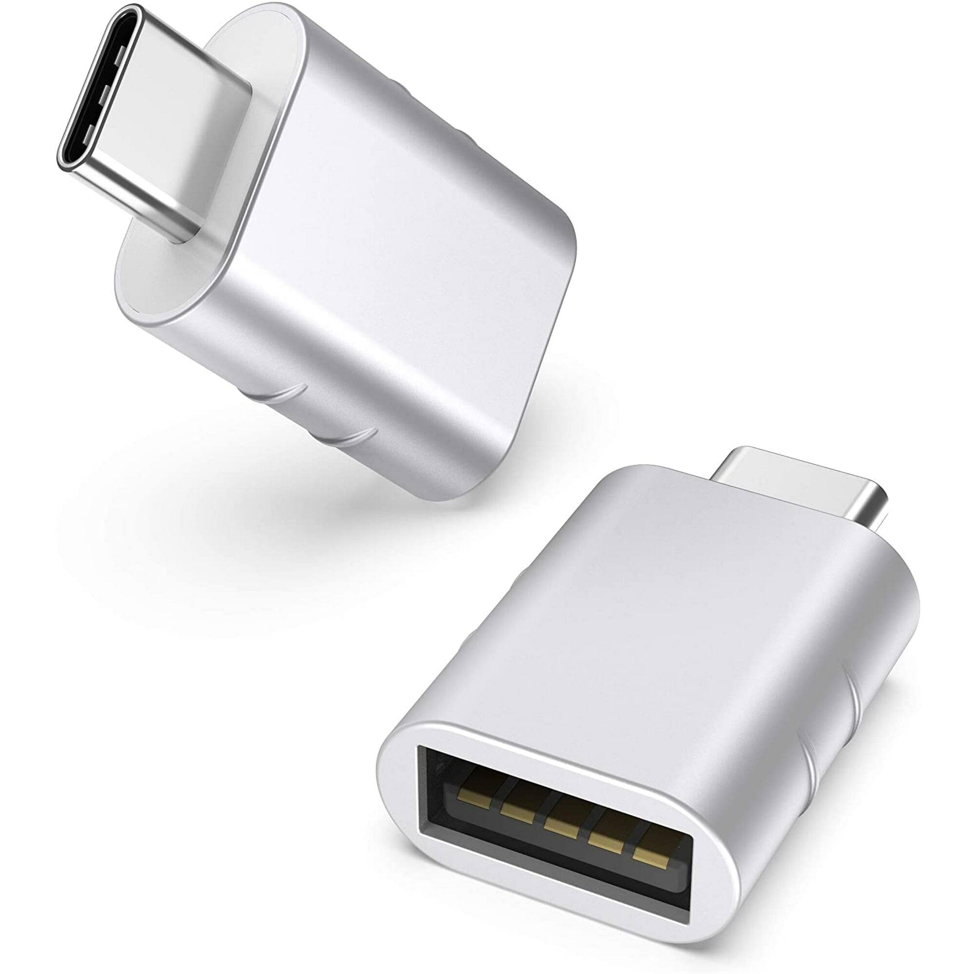 Alt View 3. Entronix - Entronix USB-C to USB-A Adapter - 2-Pack for Seamless Connectivity with iPhone and MacBook - Black.