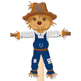 Fan Creations - Indianapolis Colts 12" Scarecrow Yard Stake - Multicolor