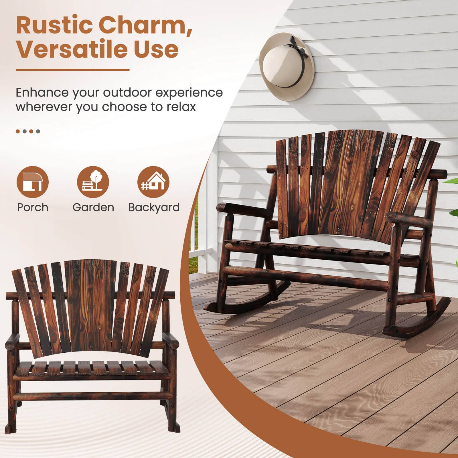 Rustic Charm, Versatile Use

Enhance your outdoor experience wherever you choose to relax

Porch
Garden
Backyard