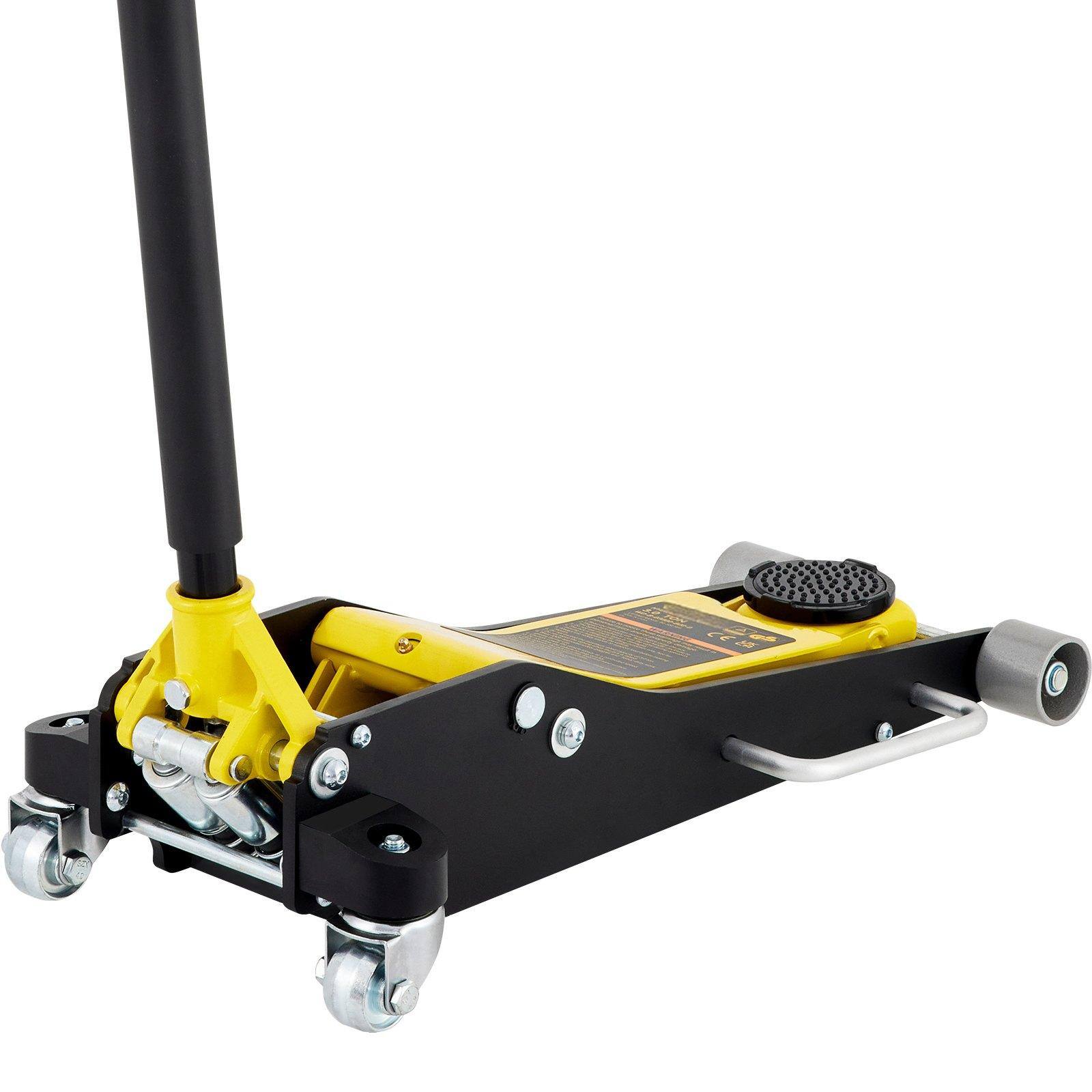 Alt View 10. Glintex - Floor Jack 3 Ton Low Profile Aluminum Steel Racing Jack with Dual Pump Lift for Cars.