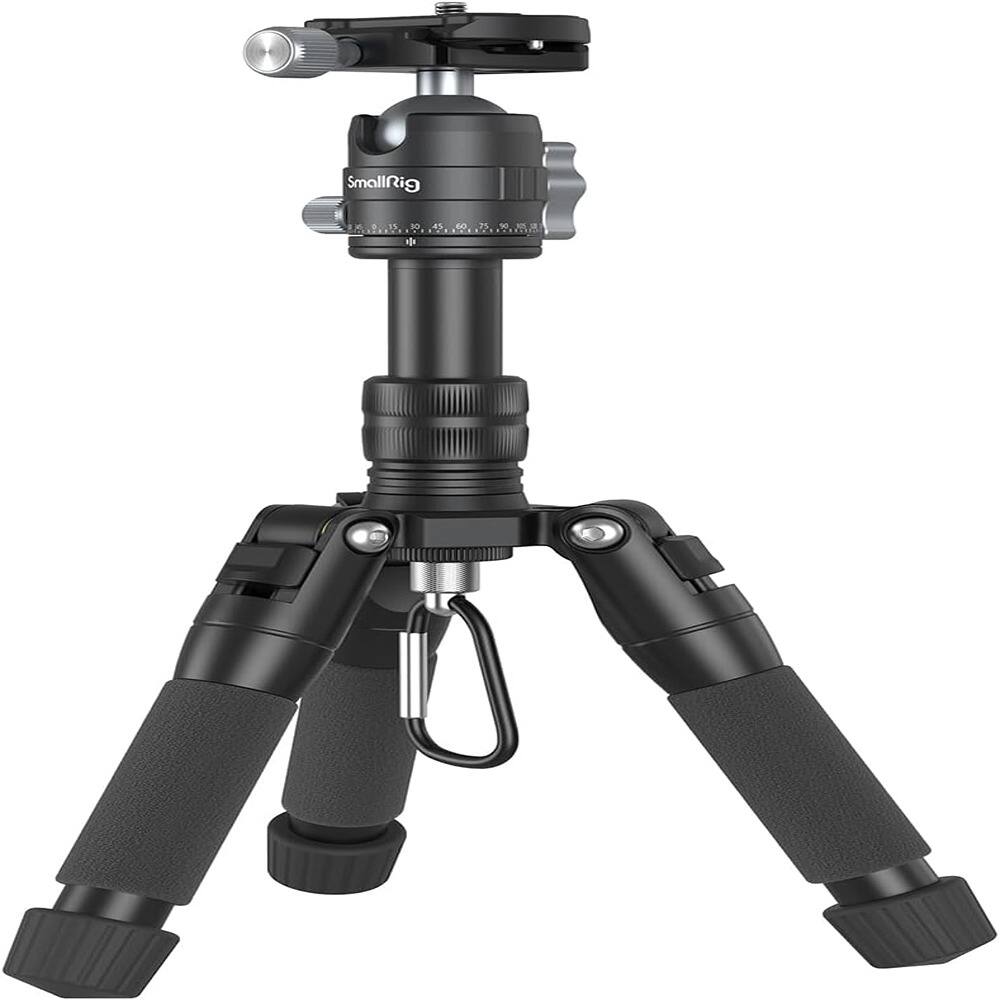Back. Schertz - VT-20 20" Aluminum Mini Tripod with 360° Ball Head for DSLR/Video Cameras, 13lb Load.
