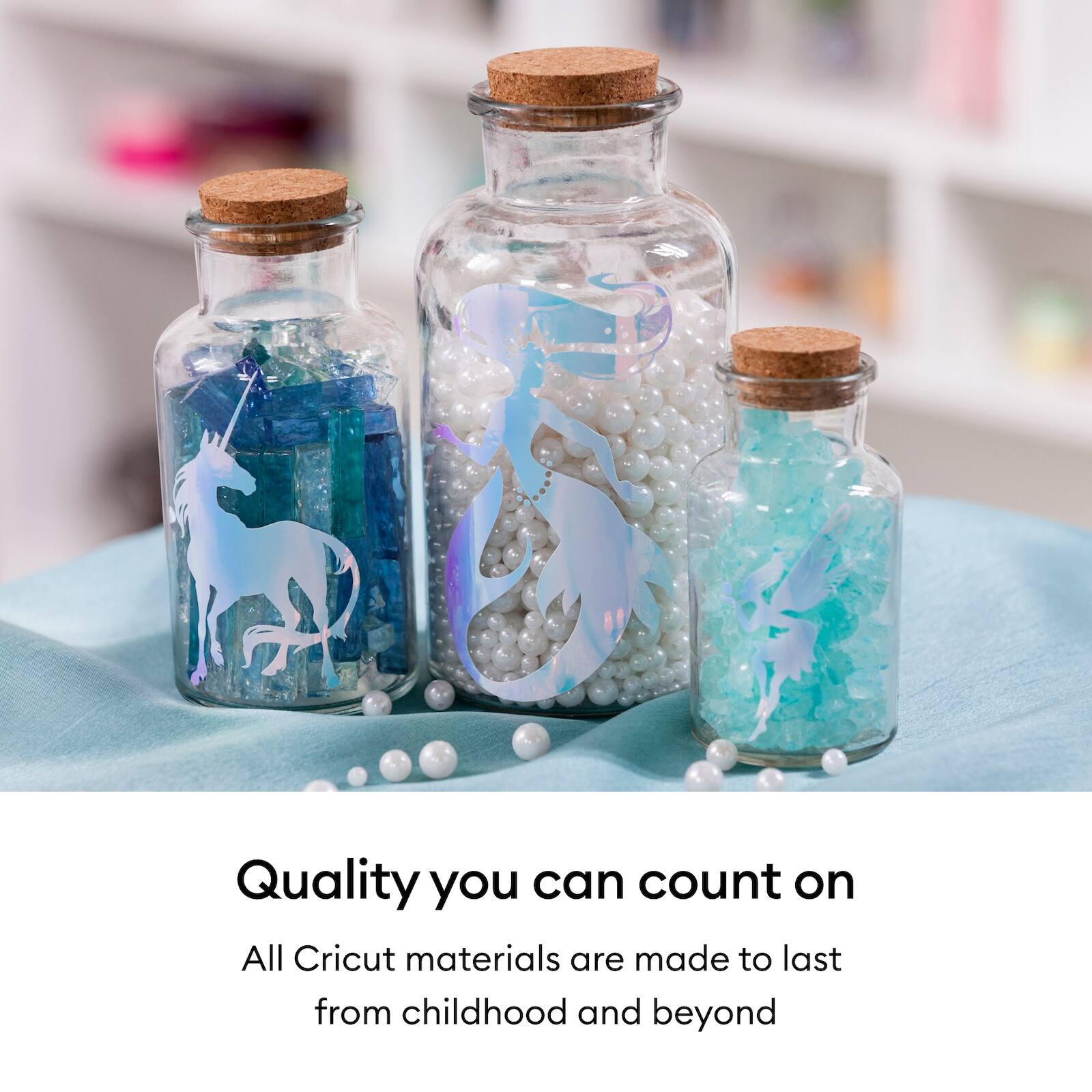 Quality you can count on

All Cricut materials are made to last from childhood and beyond