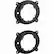 Alt View 11. Metra - Speaker Adapter Plate for Select Toyota 2021-2024 Vehicles (2-Pack) - Black.