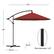 Alt View Zoom 12. Nature Spring - 10-Foot Offset Cantilever Patio Umbrella with Easy Crank - Red.