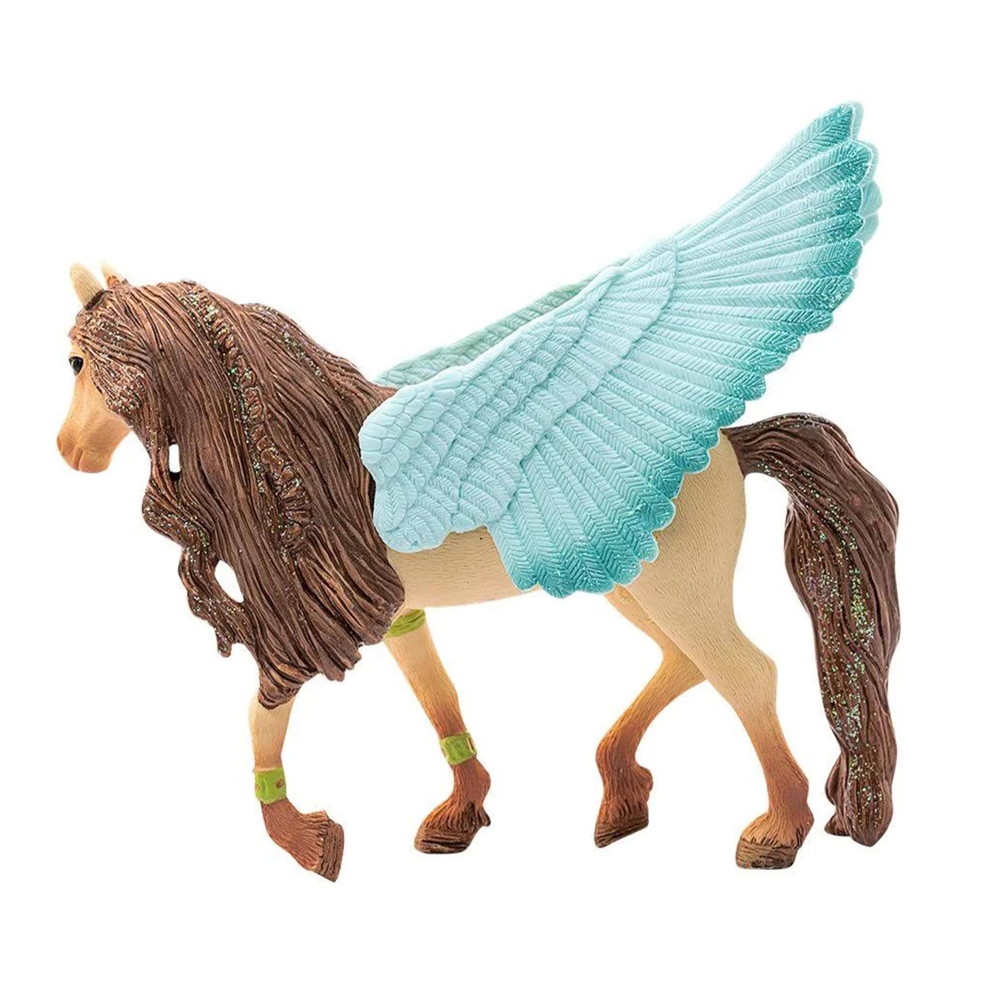 Alt View 10. Schleich - Schleich Decorated Pegasus Stallion Figure | 5.9 x 3.2 x 7.1 Inches - Multi-Color.