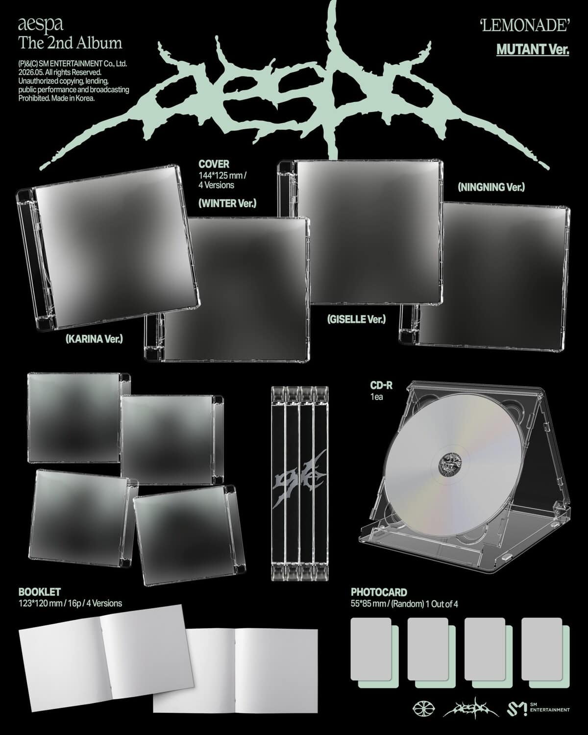 Aespa The 2nd Album 'LEMONADE' COMPACT DISCS [CD] - Best Buy