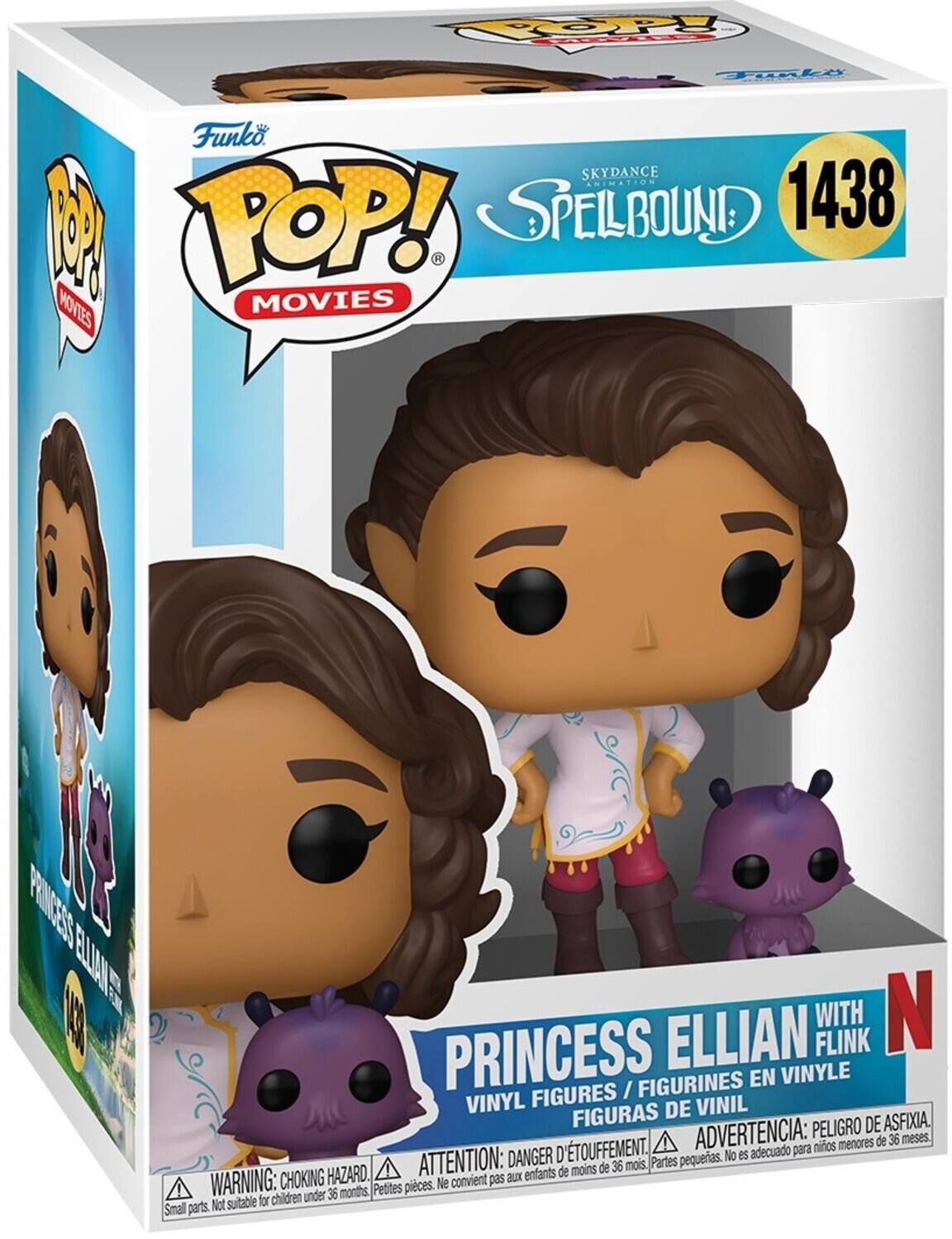 TOP Tonle o Funko SKYDANCE ANIMATION A POP! SPELBOUND 1438 MOVIES

PRINCESS ELLIAN FLINK WITH N FIGURINES EN VINYLE FIGURES / VINYL DE VINIL FIGURAS

PELIGRO DE ASFIXIA. D'TOUFFEMENT. ADVERTENCIA: para nios menores de 36 meses.

DANGER pequerias. No es adecuado

HAZARD. ATTENTION: aux enfants de moins de 36 mois.

Partes WARNING: CHOKING Petites pieces. Ne convient pas

children under 36 months Not suitable for Small parts.