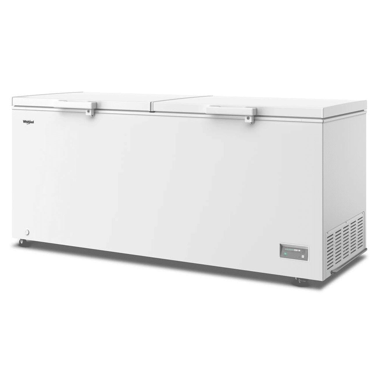 Left. Whirlpool - Whirlpool 22 cu. ft. Convertible Freezer-to-Fridge Chest Freezer with 4 Storage Baskets - White.
