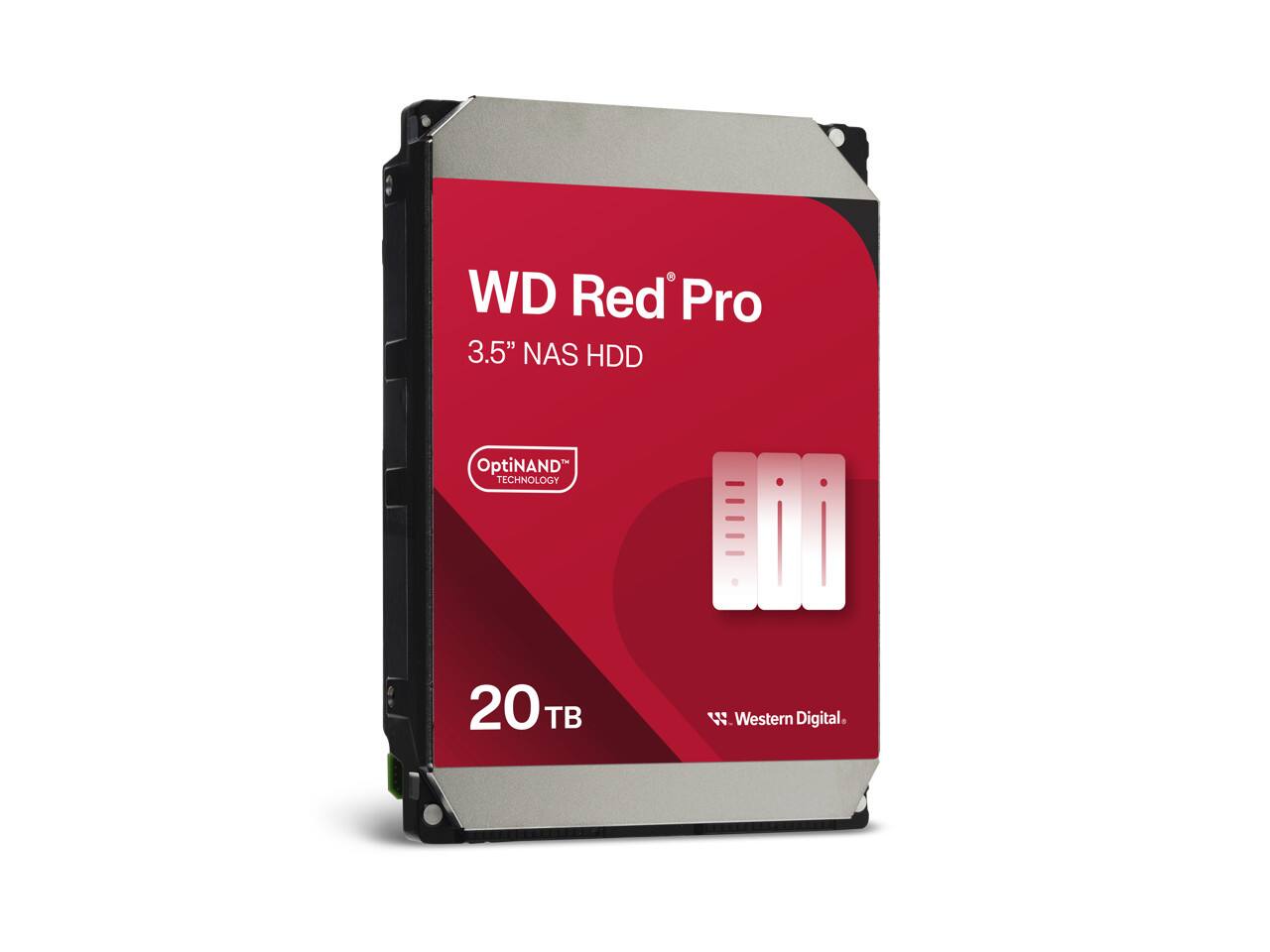 WD Red Pro 3.5" NAS HDD OptiNAND TECHNOLOGY 20 TB. Western Digital.