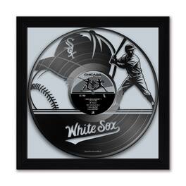 Sporticulture - Chicago White Sox Framed 13" x 13" Vinyl Record Art Print - Multicolor