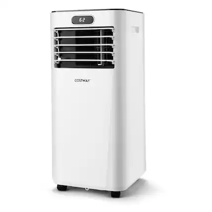 Front. Resenkos - Air Conditioner, Cooler,8000BTU 3-in-1 Portable Air Conditioner with Remote Control-White - White.