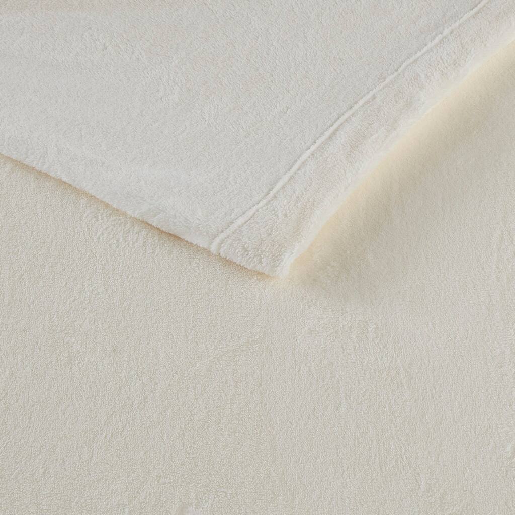 Alt View 5. Gracie Mills - Gracie Mills Dashiell Micro Plush Sheet Set - Ivory.