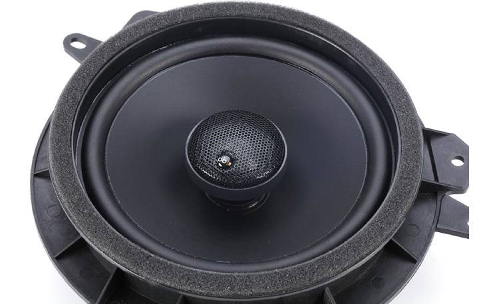 Alt View 12. Powerbass - OE Series 6.5in. 2-Way Coaxial OEM Replacement Speaker with Injection Molded PP Cone - black.