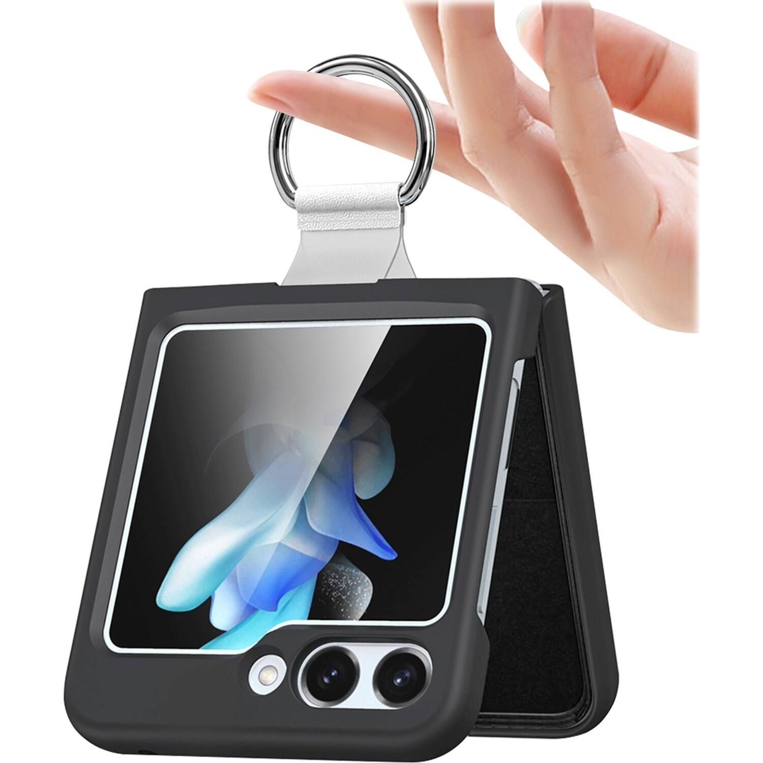 Alt View 16. SaharaCase - Venture Series Ring Case for Samsung Galaxy Z Flip6 - Scorpion Black.