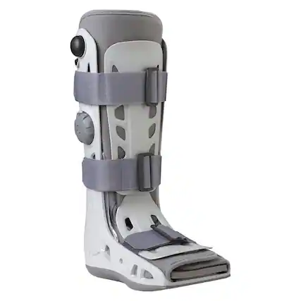 Front. Aircast - Aircast AirSelect Standard Walker Brace / Walking Boot, X-Small - Gray.