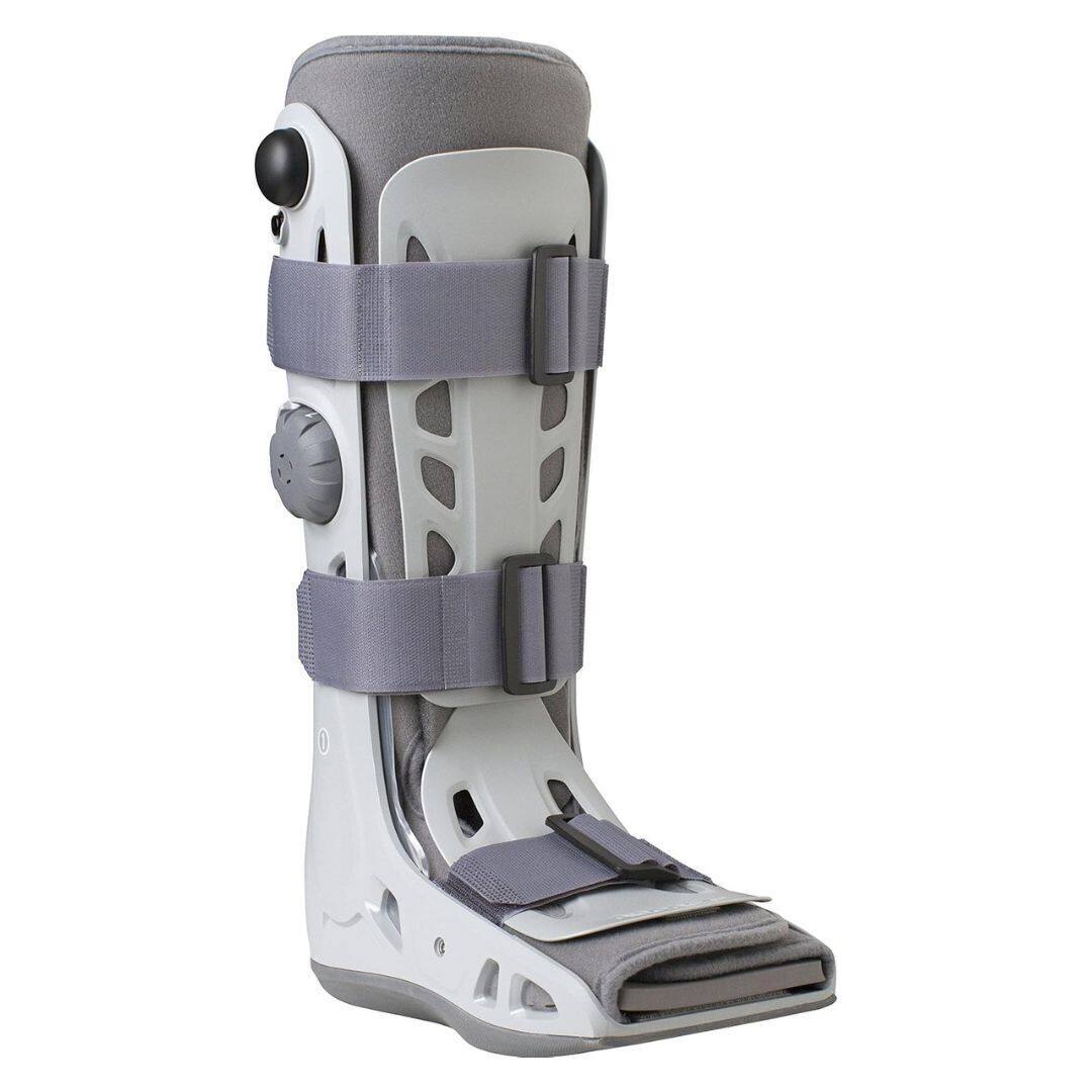 Front. Aircast - Aircast AirSelect Standard Walker Brace / Walking Boot, X-Small - Gray.