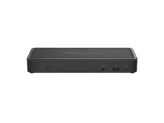 Front. Belkin - Belkin Universal USB-C Triple Display Laptop Docking Station 85W INC003TTBK - Black.