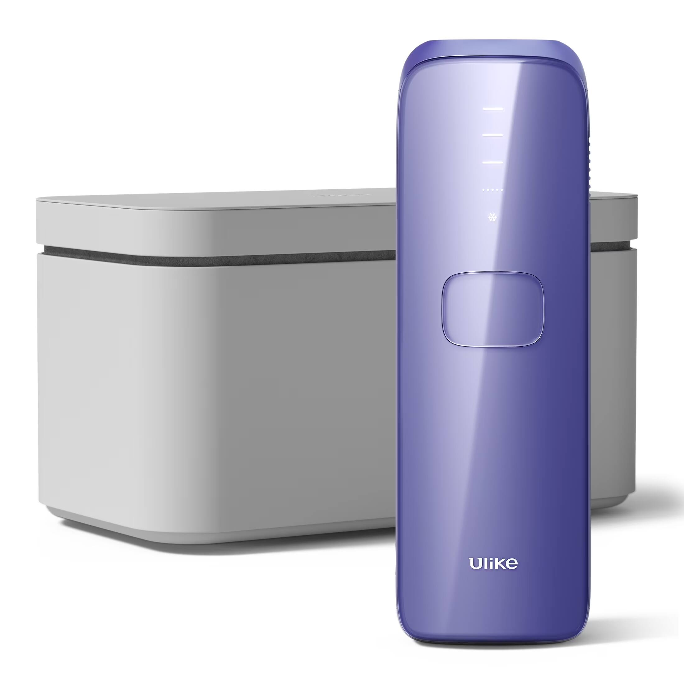 Front. Ulike - Air 3 IPL Hair Removal Device - Purple.