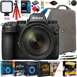 Bundle - Nikon - Z5II FX Full-Frame Mirrorless Camera with 24-105mm Lens Kit + Accessory Package
